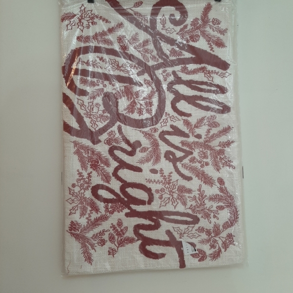 Pottery Barn All is Bright Embroidered Lumbar Pillow Cover 16" x 26" - Picture 11 of 12